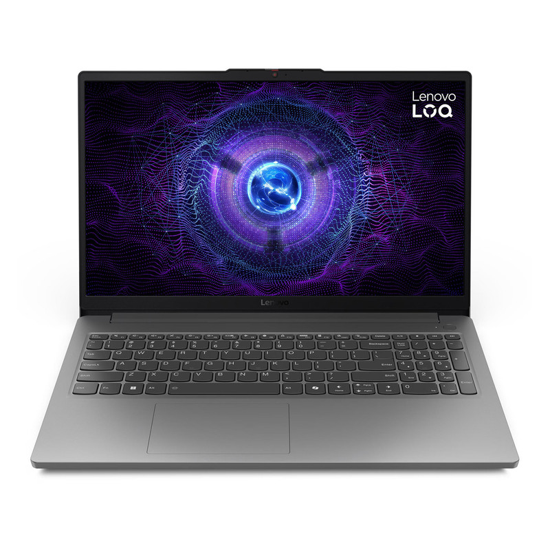 لپ‌تاپ لنوو مدل LOQ 15IAX9E با پردازنده Core i5-12450HX و گرافیک RTX2050 4GB، رم DDR5 16GB با فرکانس 4800MHz، حافظه SSD با ظرفیت 512GB، نمایشگر 15.6 اینچ IPS با وضوح Full HD و نرخ به‌روزرسانی 144Hz، دارای نور پس‌زمینه کیبورد