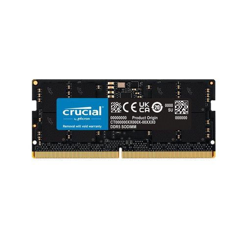 رم لپتاپ کروشیال مدل CT16 DDR5 تک کاناله 16 گیگابایت فرکانس 4800 مگاهرتز تایمینگ CL40 ولتاژ کاری 1.1 ولت نوع SO-DIMM
