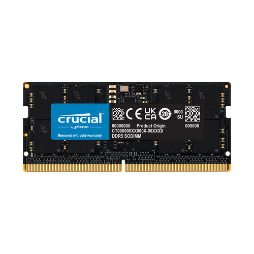 رم لپتاپ DDR5 تک کاناله 16 گیگابایت 5600 مگاهرتز کروشیال مدل CT16 با تایمینگ CL46