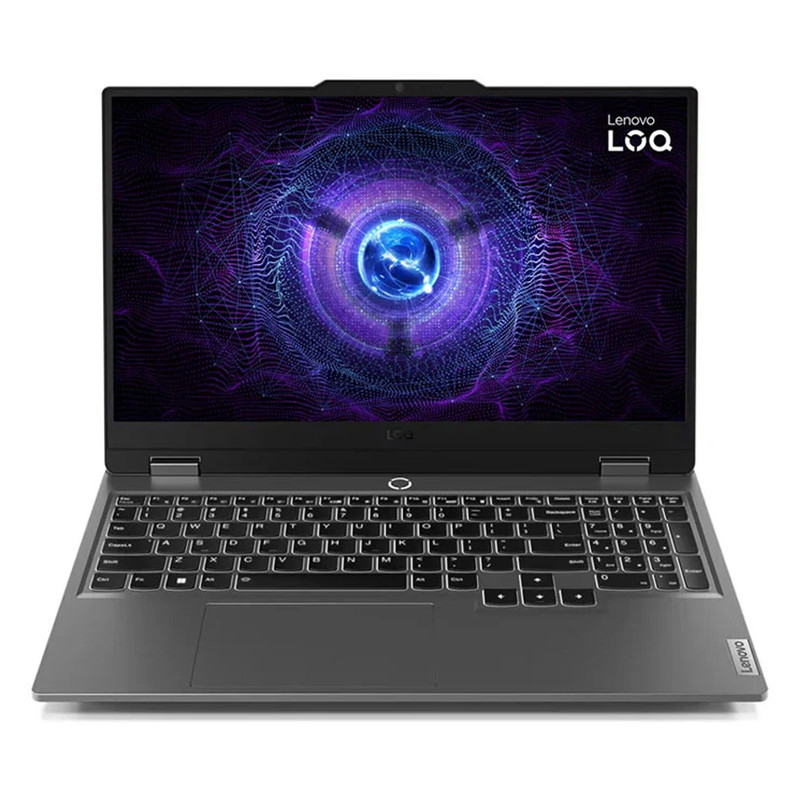 لپ‌تاپ لنوو مدل LOQ 15IRX9 با پردازنده Core i7-14700HX و گرافیک RTX4060 8GB، رم DDR5 16GB با فرکانس 5600MHz، حافظه SSD با ظرفیت 512GB، نمایشگر 15.6 اینچIPS با وضوح Full HD و نرخ به‌روزرسانی 144Hz، دارای نور پس‌زمینه کیبورد