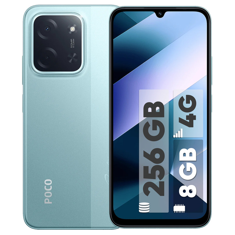 گوشی موبایل شیائومی مدل Poco C85 4G دو سیم کارت ظرفیت 256 گیگابایت و رم 8 گیگابایت